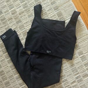 Set Sculptflex Seamless Crop Tank & Legging Set